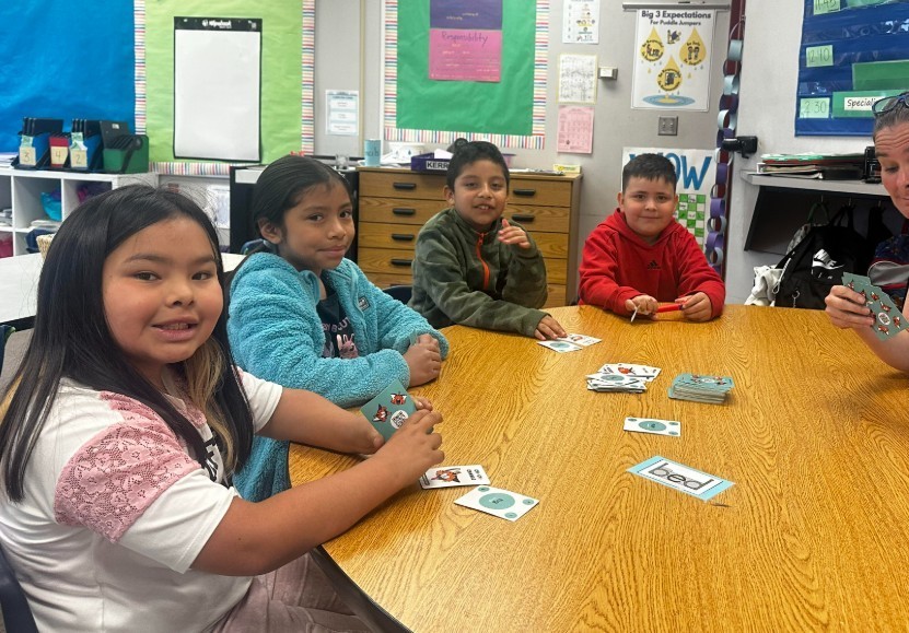 3rd graders having fun learning!