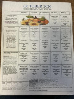 October Menu