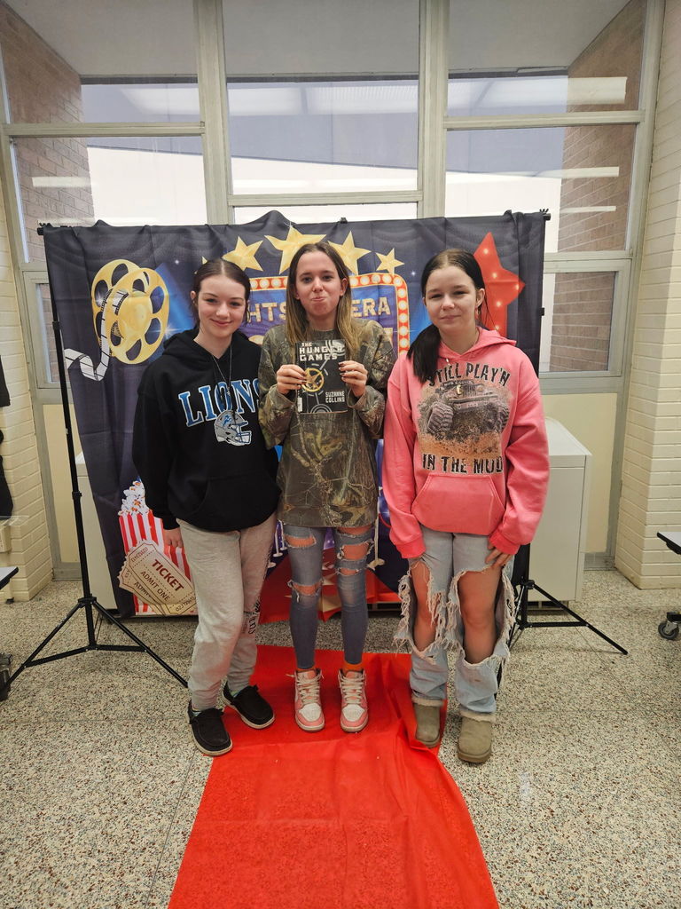 Students enjoying the Red Carpet