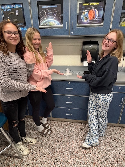 students with project