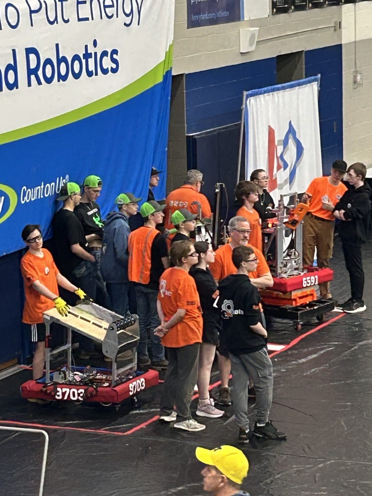 people at robotics competition
