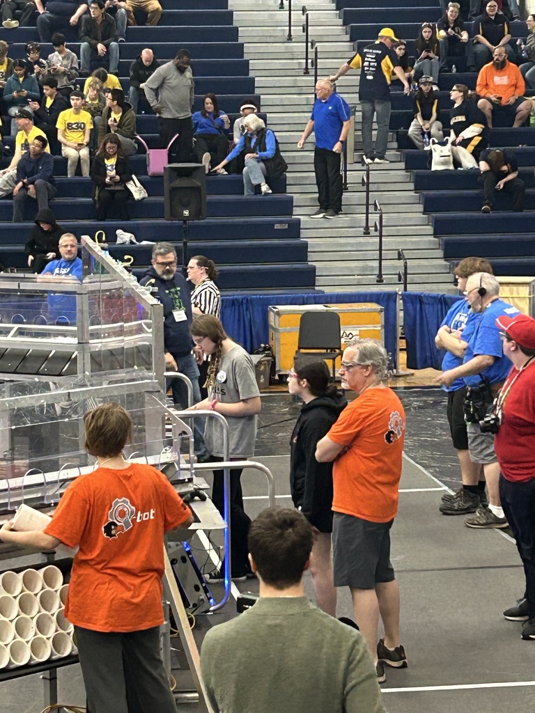 people at robotics competition