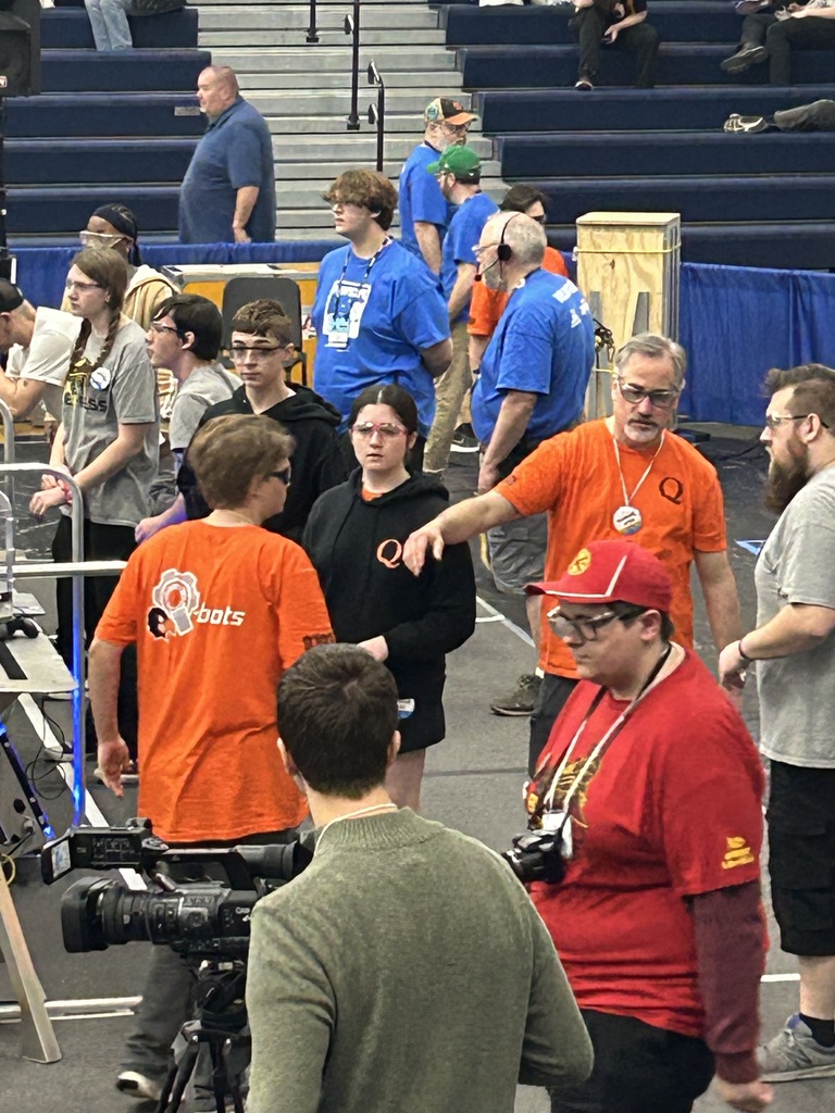 people at robotics competition
