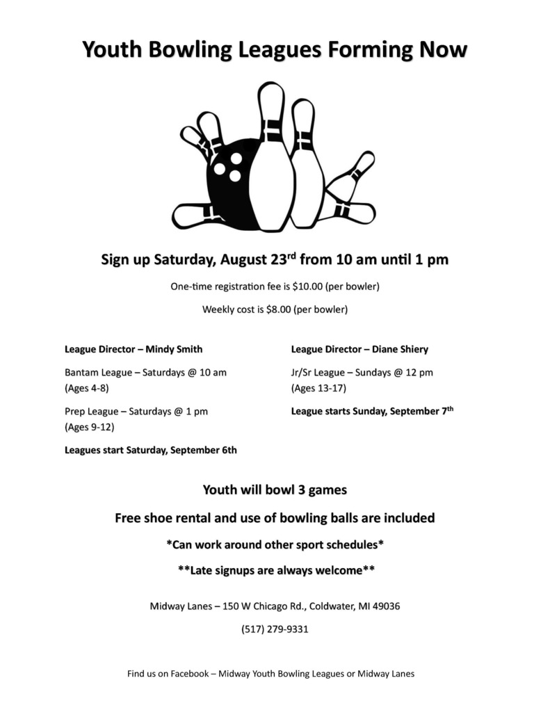 Midway Bowling Flyer