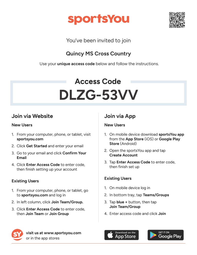sign up