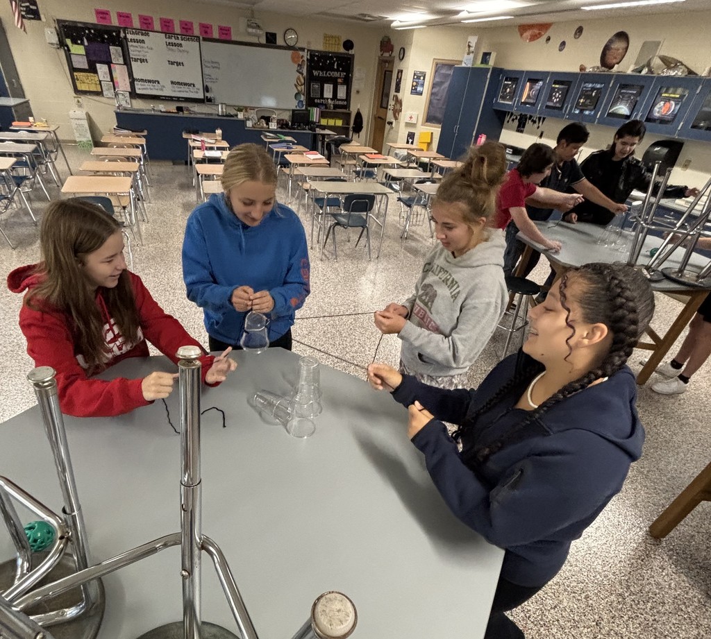 students in class