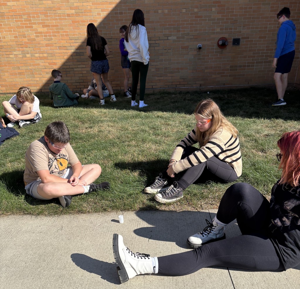 Students outside