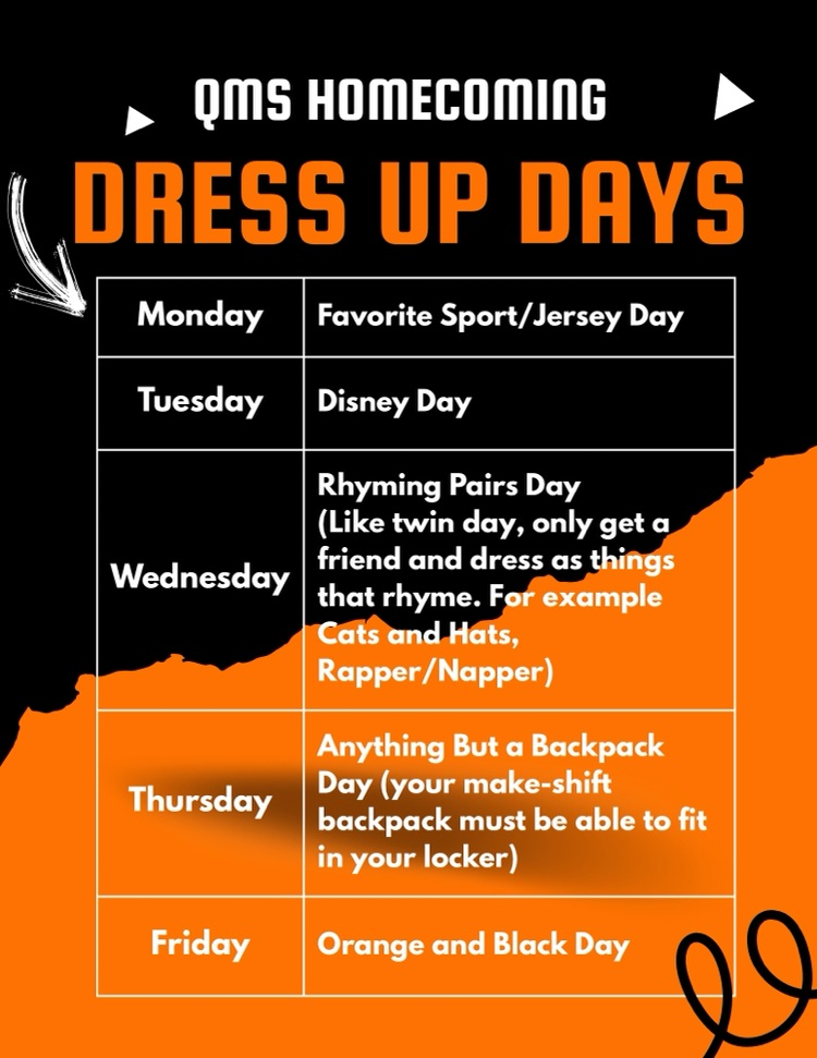 QMS Dress Up Days