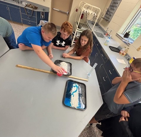 students and science