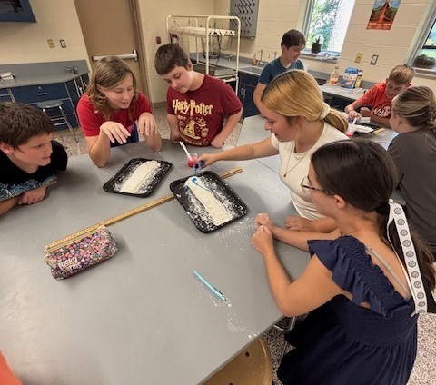 students and science