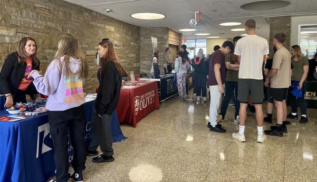 Students at College Fair