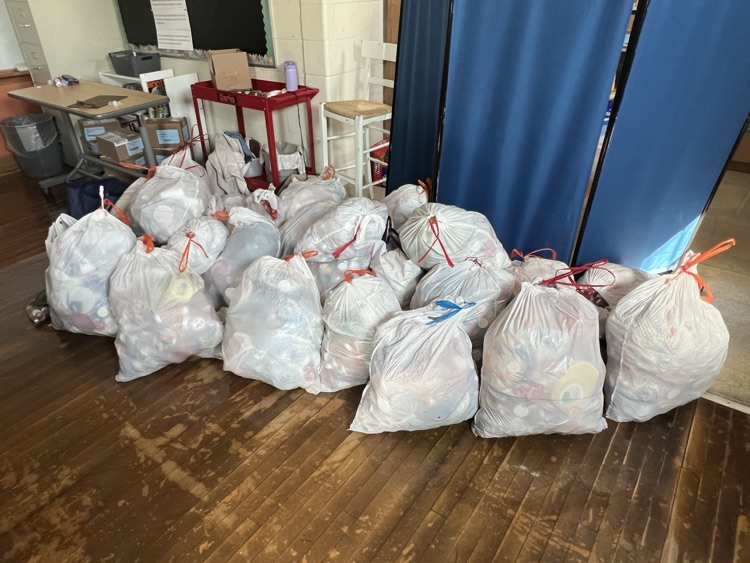 Donations of plastic lids