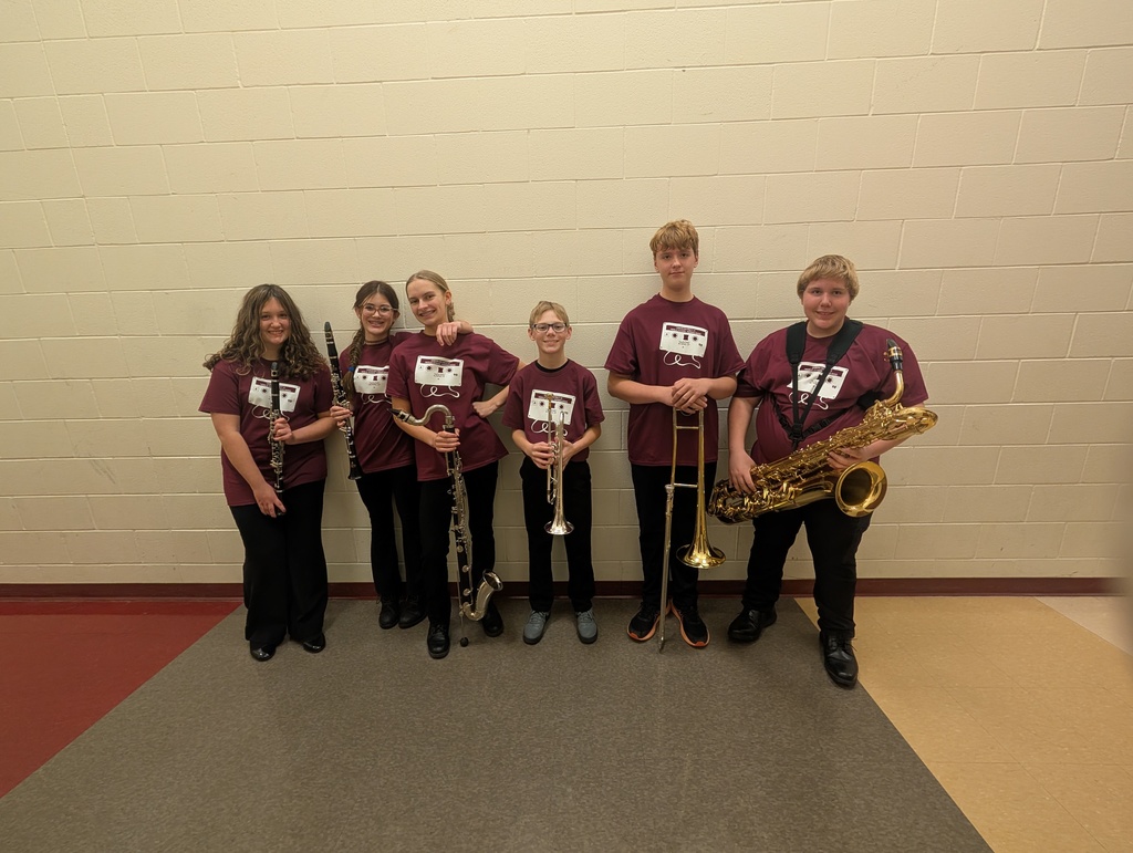 QMS Honors Band Members - Madison, Maddie, Olivia, Bentley, Jayden, Lucas