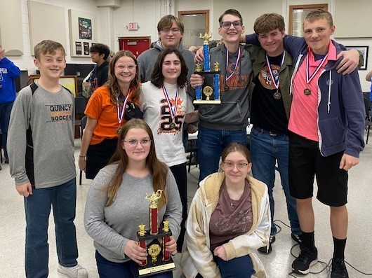 Quiz Bowl students