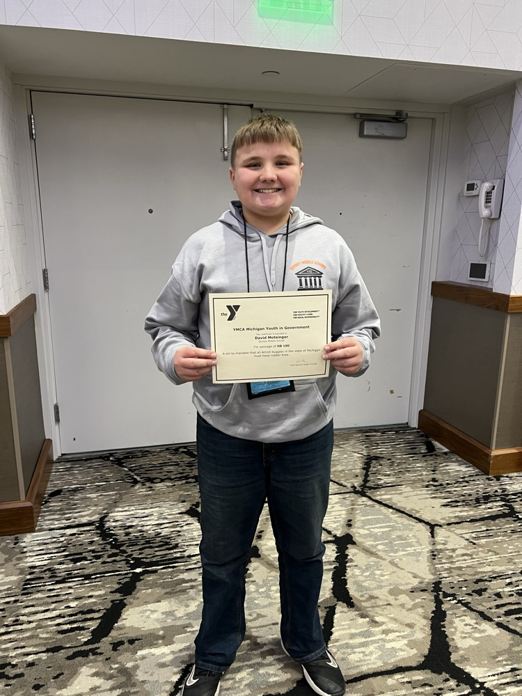 David M. with his bill.