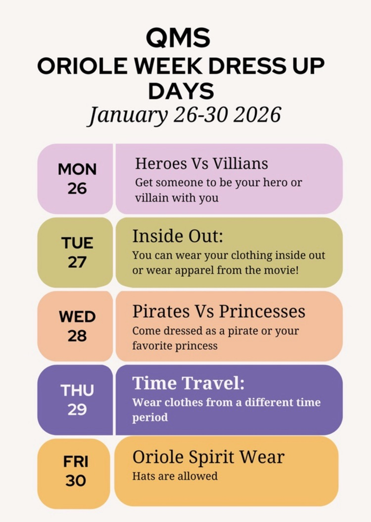 QMS Dress-Up Days