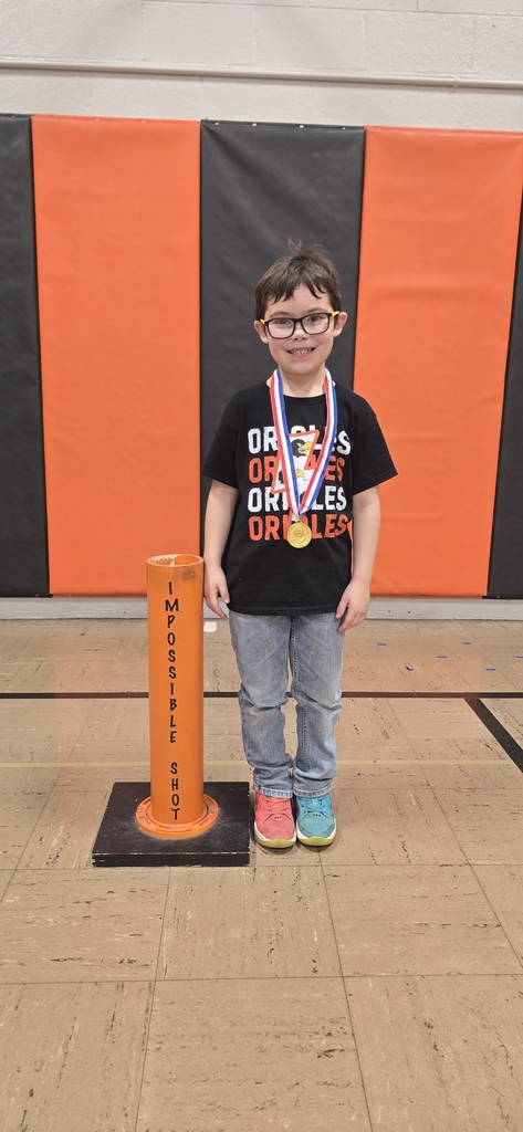 Congratulations to Austin T. of Mrs. Harmon's Kindergarten class. He made the Impossible Shot this week in PE! Mr. Harmon chooses two students who were demonstrating good sportsmanship to shoot at the end of each class. Nice job Austin!