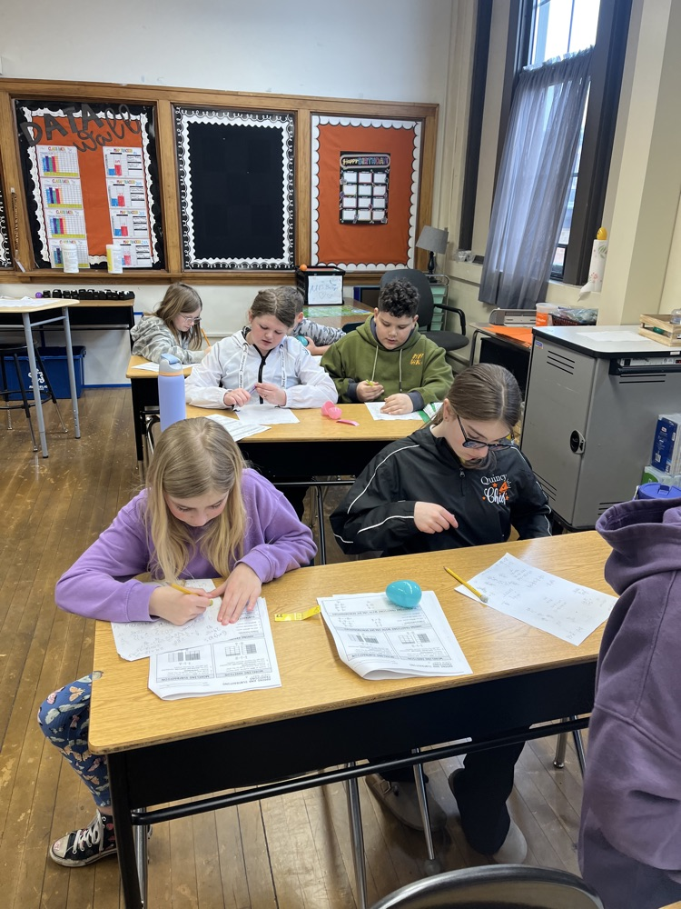 5th Grade Math Easter Egg Hunt