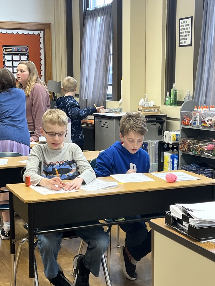 5th Grade Math Easter Egg Hunt