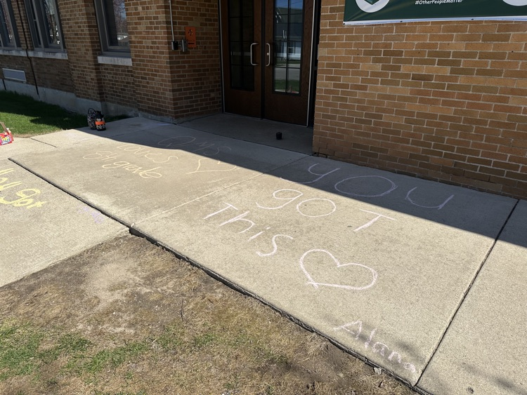 Encouraging messages for our 8th graders