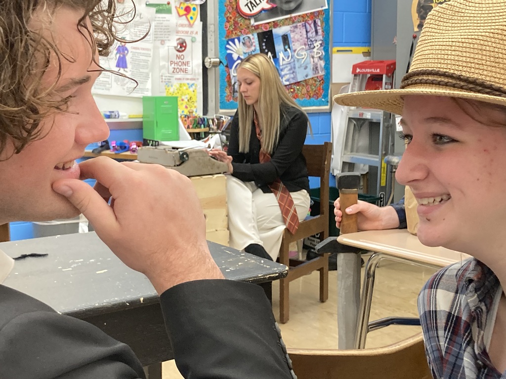 students recreating a trial