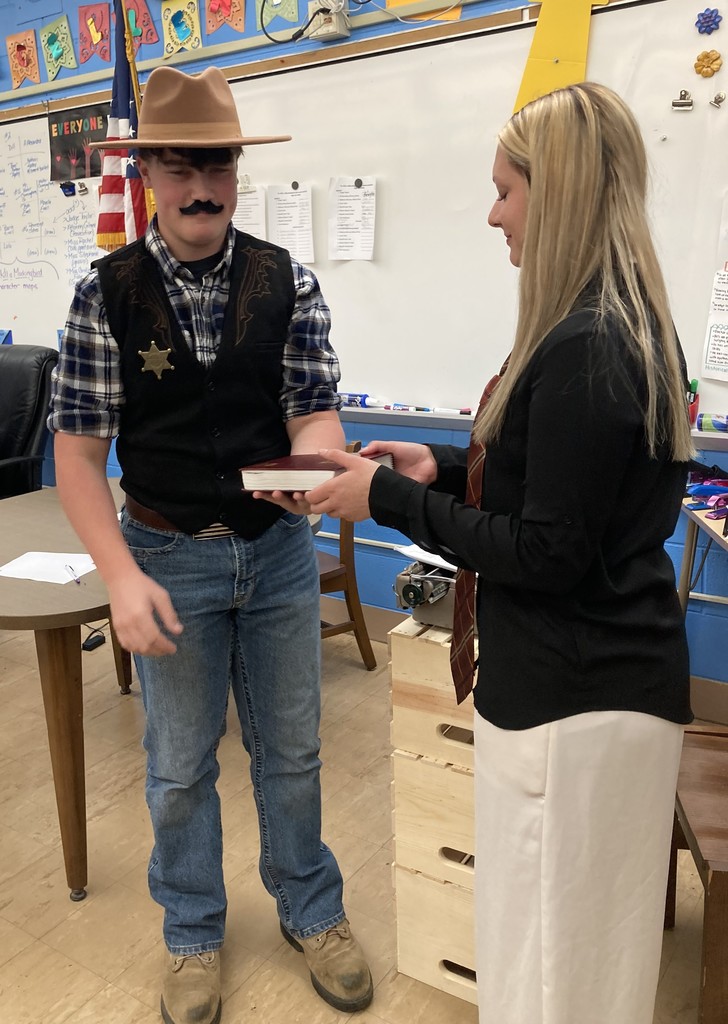 students recreating a trial