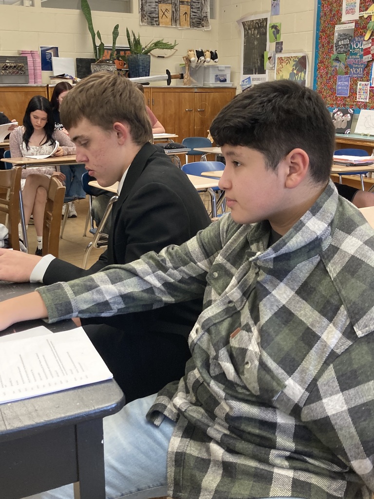 students recreating a trial