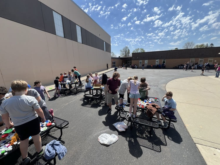 Cleaning lids for our bench project.