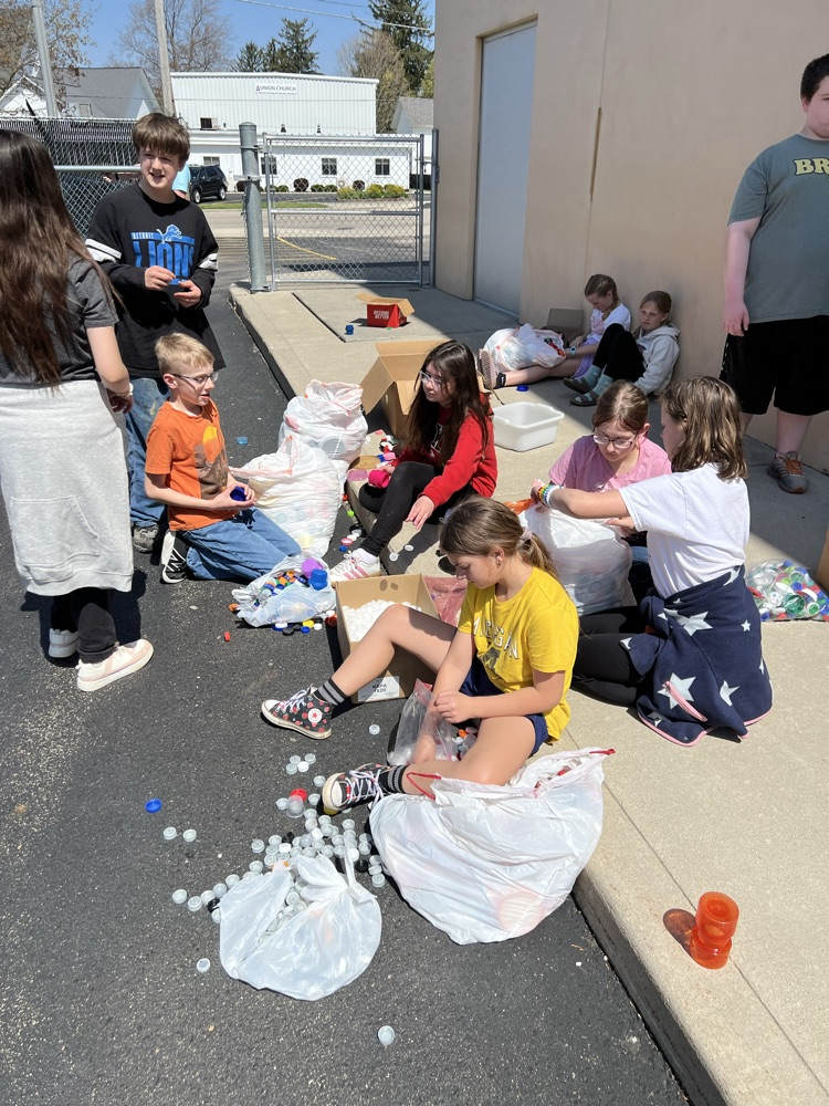 Cleaning lids for our bench project.