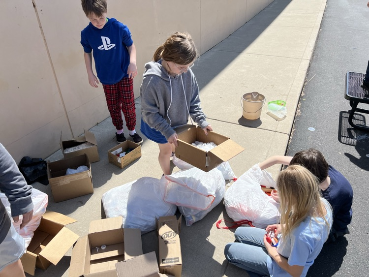 Cleaning lids for our bench project.
