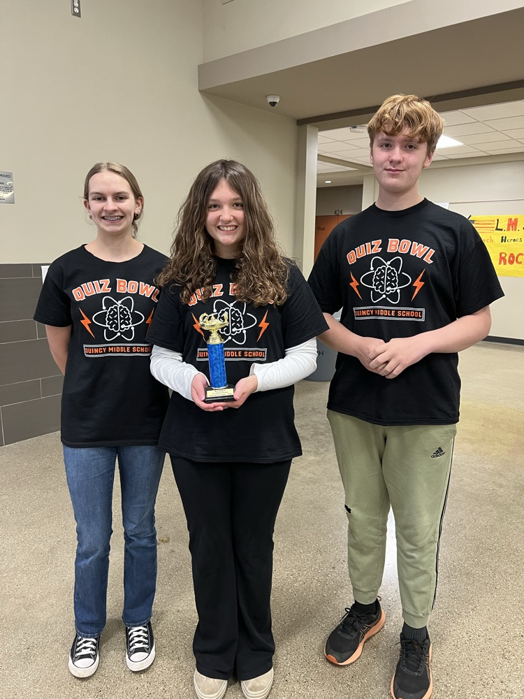 QMS 8th Grade Quiz Bowl Champs