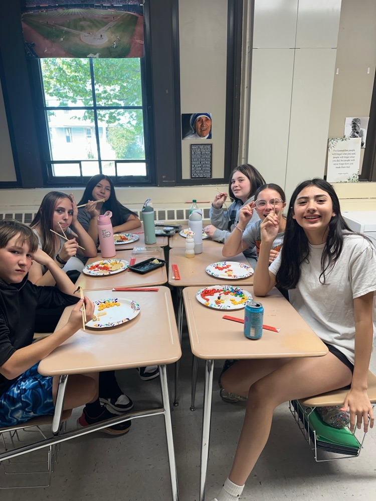 Chopstick day in 7th grade social studies