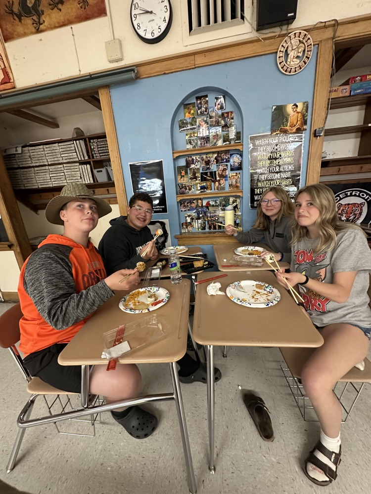 Chopstick day in 7th grade social studies
