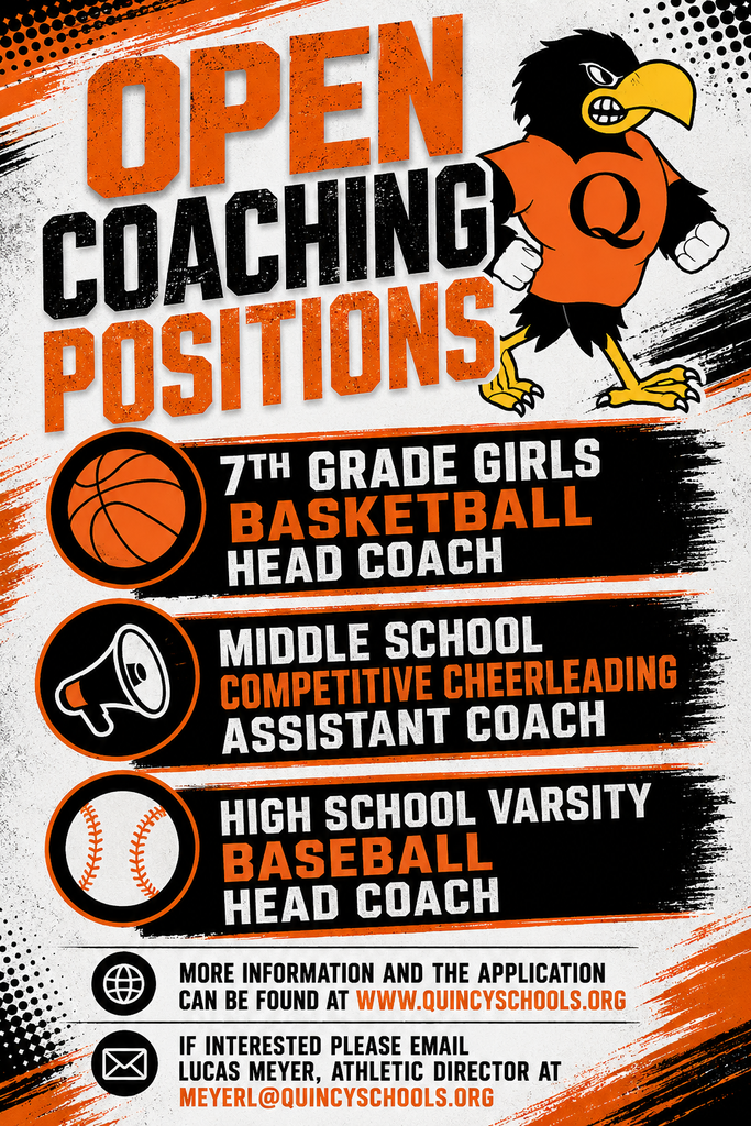 Open Coaching Positions 8/26/26
