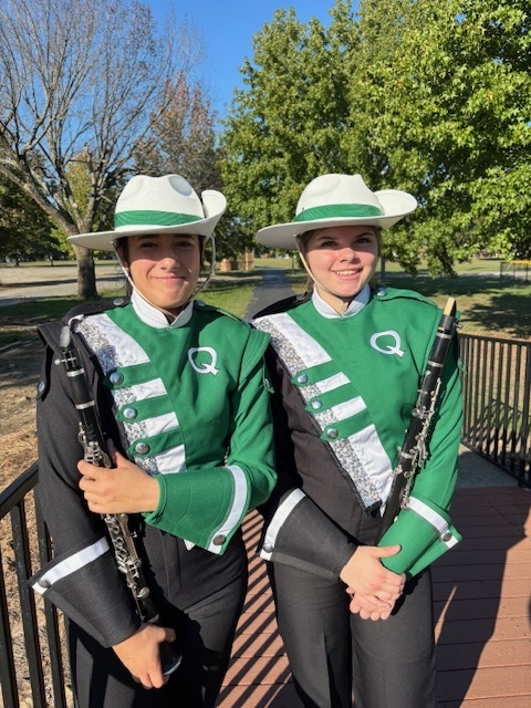 The Quinton High School Band competed today at the Sounds of the Southeast Marching Contest in Stigler. The band won Best in Class 2A and won Outstanding Percussion 2A. Go Savages!