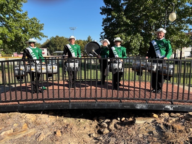 The Quinton High School Band competed today at the Sounds of the Southeast Marching Contest in Stigler. The band won Best in Class 2A and won Outstanding Percussion 2A. Go Savages!
