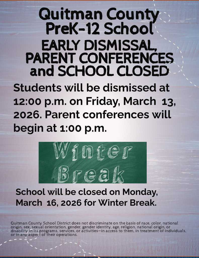 Early dismissal and school closure notice