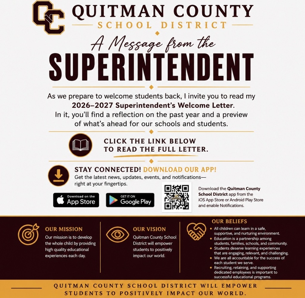 Superintendent's Message