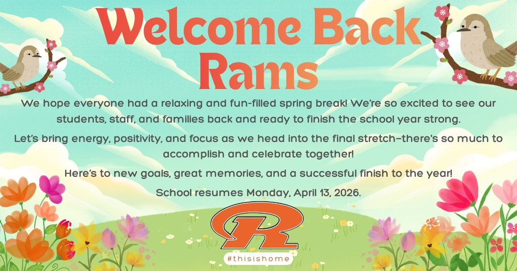 Welcome Back from Spring Break