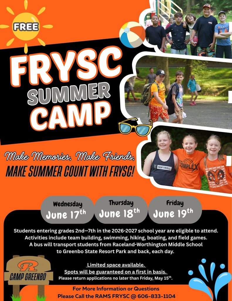 FRYSC Summer Camp 2026 