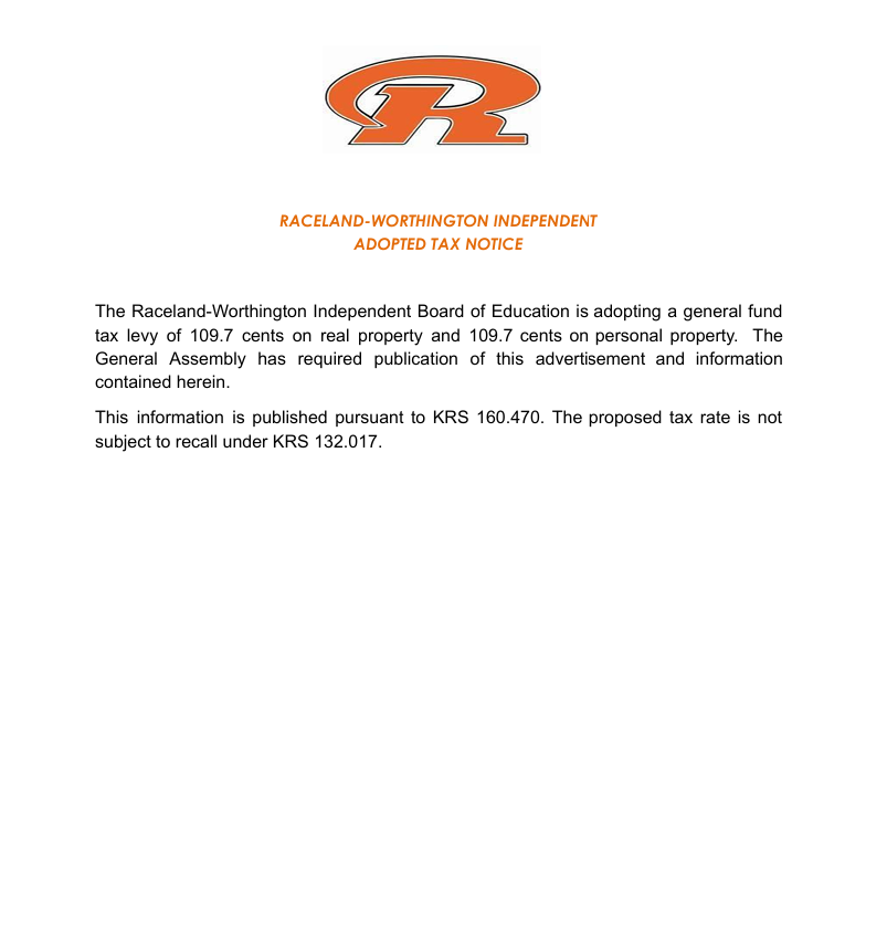 2026 Tax Notice