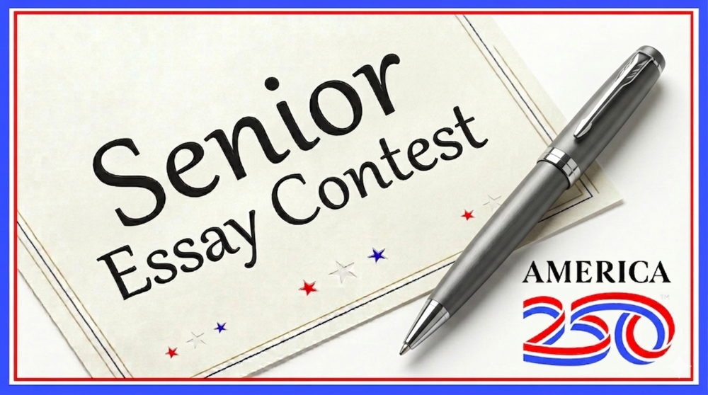 Senior Essay Contest for America's 250th Birthday. This contest is from the City of Racine's Mayor's Office.