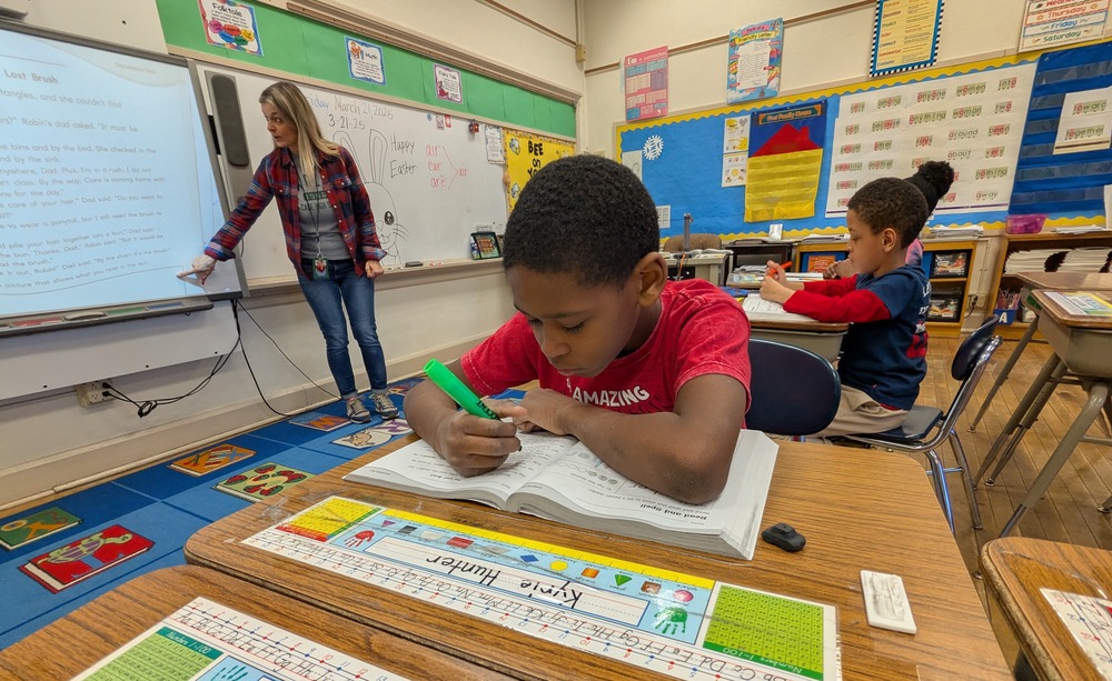 fratt student writing
