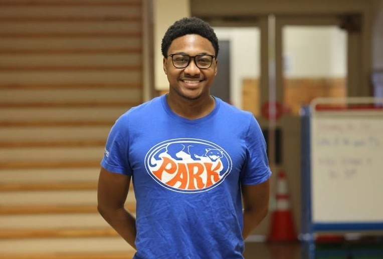 Jimmy Boatner of Park High School poses for a photo in the halls of The BEE Center.