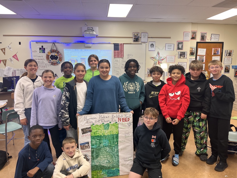Gifford students raise money for Hurricane victims