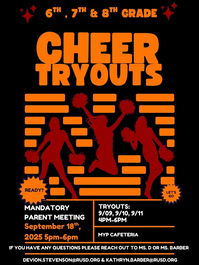 Cheer Tryouts Poster - 2