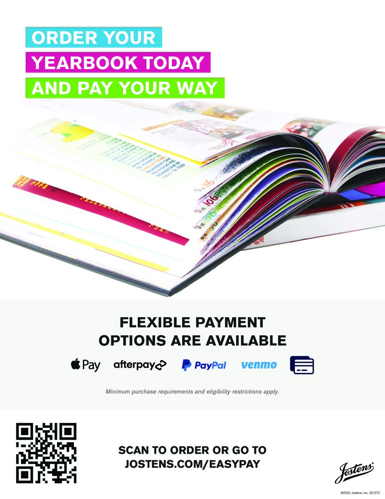 Panthers! The 25-26 Yearbook is available for Pre-Order! Order yours today before prices rise. Payment plans available.