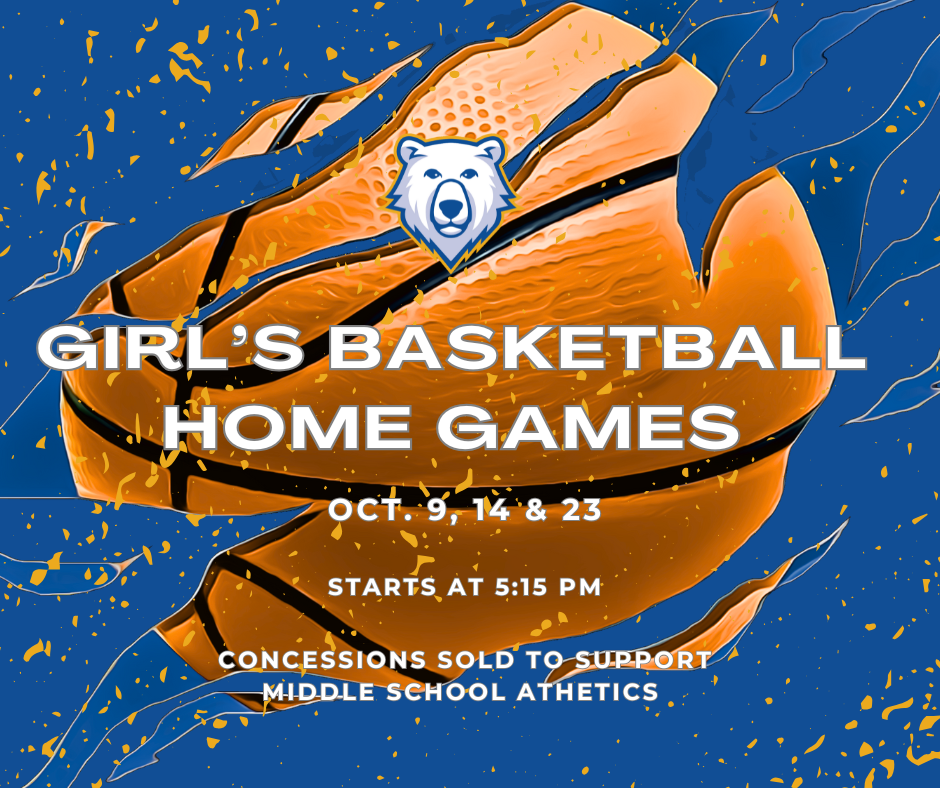 Show your support for our Middle School Girl's Basketball Team in our new gym as they host their first home game next week Thursday!