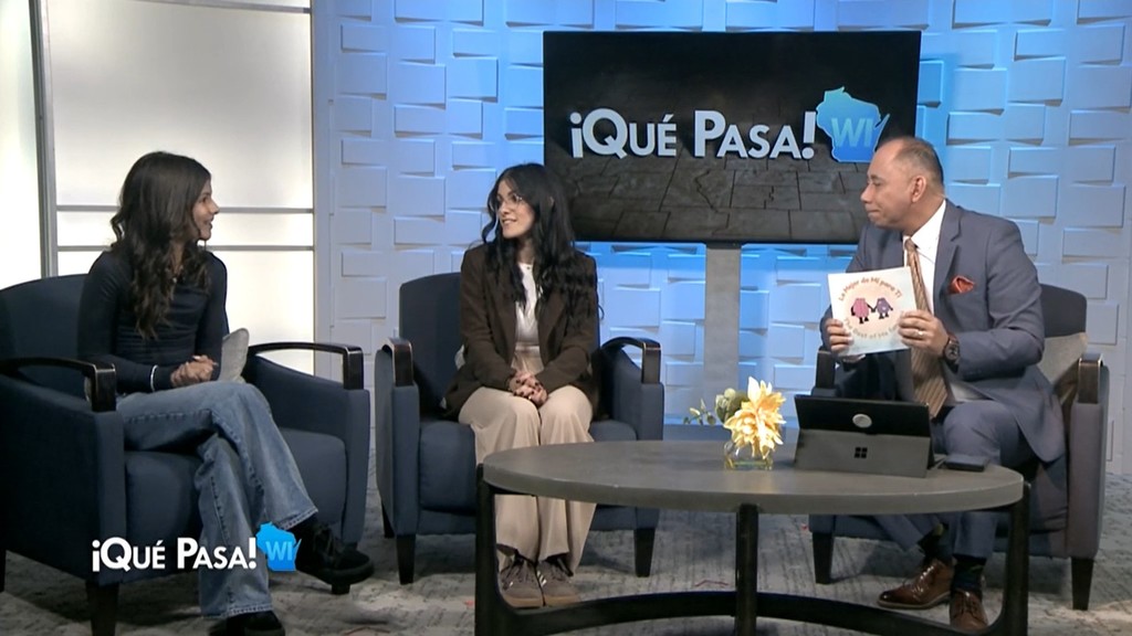 Telemundo Wisconsin interview photo