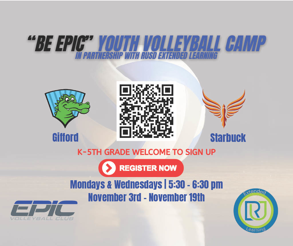 Extended Learning Youth Volleyball Camp